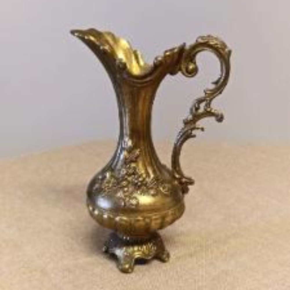 Vintage Italian Brass Pitcher